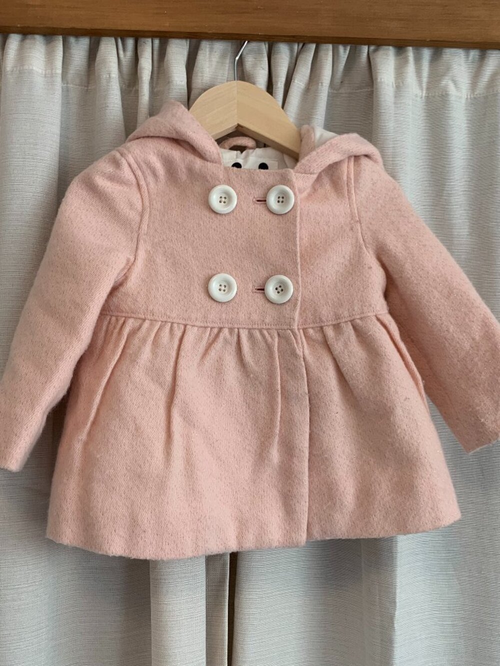 Pink Bunny Ears Coat